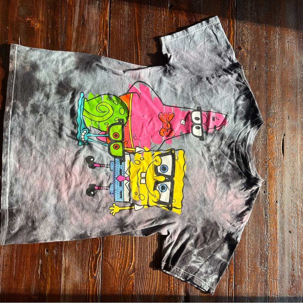 Kids Graphic T-Shirt with Cartoon Characters - Multicolor